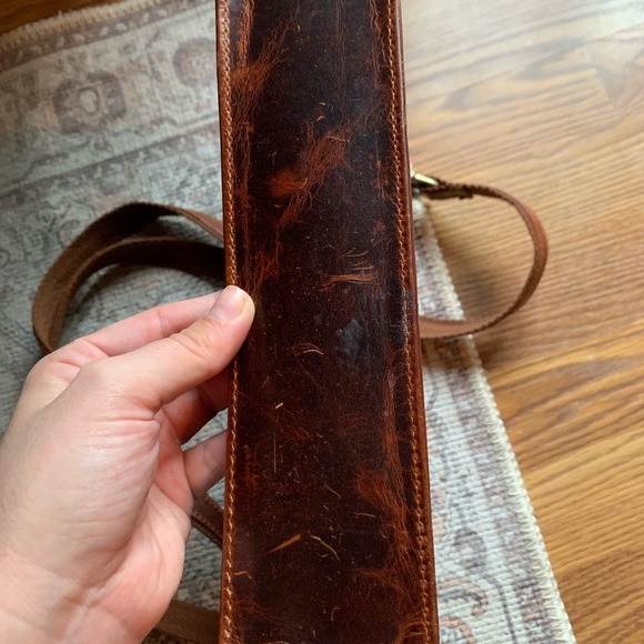 Myra Leather Handbag Purse Bag Brown Womens Accessories Medium Western Boho - Picture 4 of 8